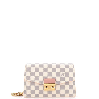 Louis Vuitton Croisette Chain Wallet NM Damier