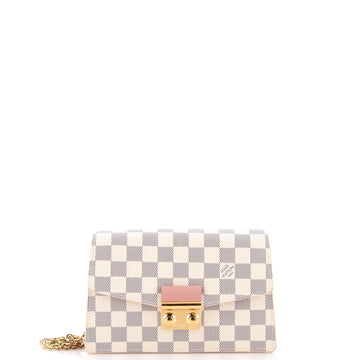 Louis Vuitton Croisette Chain Wallet NM Damier