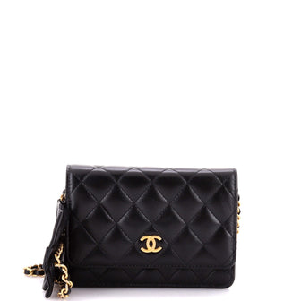 Chanel Romance Wallet on Chain Quilted Lambskin Mini