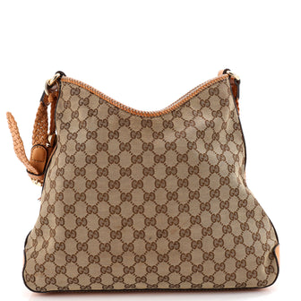 Gucci Marrakech Hobo GG Canvas Medium