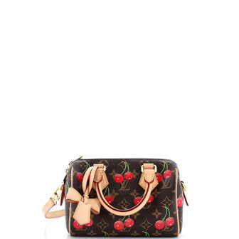 Louis Vuitton x Takashi Murakami Speedy Bandouliere Bag Limited Edition Monogram Cerises 20