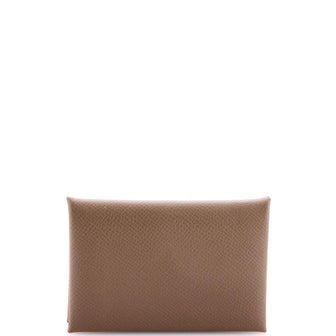 Hermes Calvi Duo Card Holder Epsom