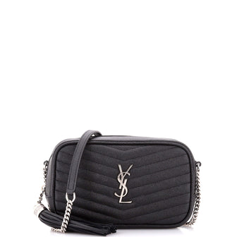 Saint Laurent LouLou Crossbody Bag Matelasse Chevron Leather Mini