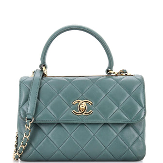 Chanel Trendy CC Top Handle Bag Quilted Lambskin Medium