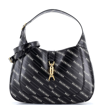 Gucci x Balenciaga The Hacker Project Jackie 1961 Hobo Printed Leather Medium