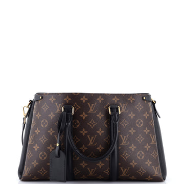 Louis Vuitton Soufflot Tote Monogram Canvas with Leather MM