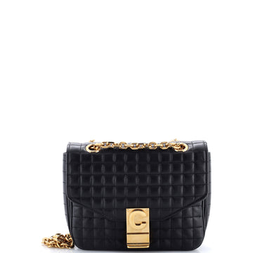 Celine C Bag Quilted Leather Small