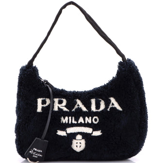 Prada Re-Edition 2000 Hobo Terry Cloth Mini