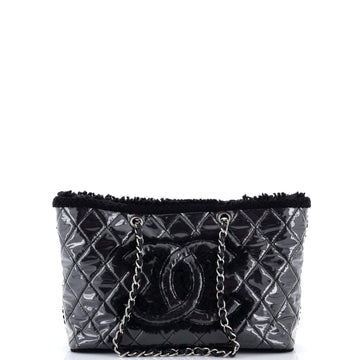 Chanel Funny Tweed Tote Quilted Vinyl Small