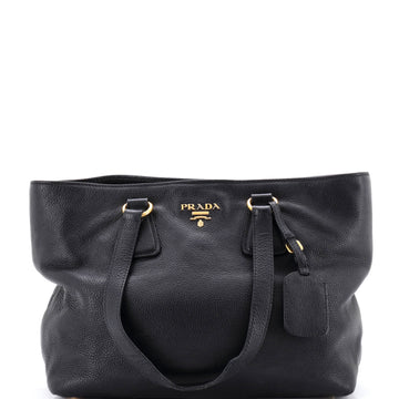 Prada Convertible Shopper Tote Vitello Daino Large