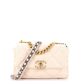 Chanel 19 Flap Bag Quilted Leather Medium