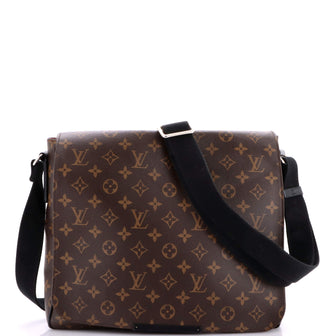 Louis Vuitton District Messenger Bag Macassar Monogram Canvas MM