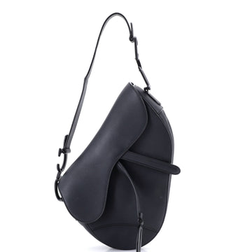 Christian Dior Ultra Matte Saddle Handbag Leather Medium