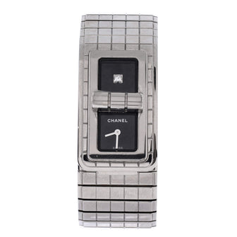 Chanel Code Coco Quartz Watch Stainless Steel with Diamond 21