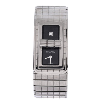 Chanel Code Coco Quartz Watch Stainless Steel with Diamond 21