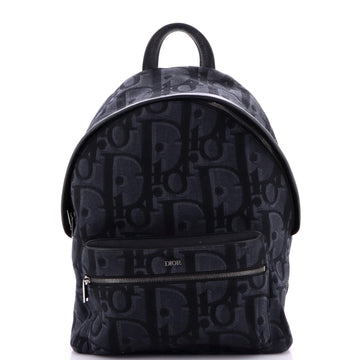 Christian Dior Rider Backpack Oblique Canvas Medium