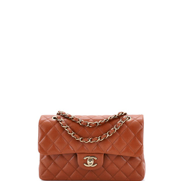 Chanel Classic Double Flap Bag Quilted Caviar Small