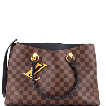 Louis Vuitton LV Riverside Handbag Damier with Leather