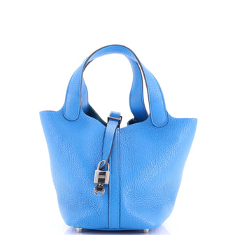Hermes Picotin Lock Bag Clemence PM