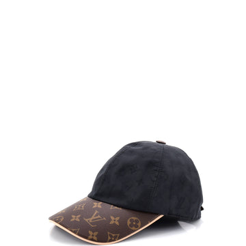 Louis Vuitton Cap Ou Pas Baseball Cap Monogram Silk and Polyester with Monogram Canvas