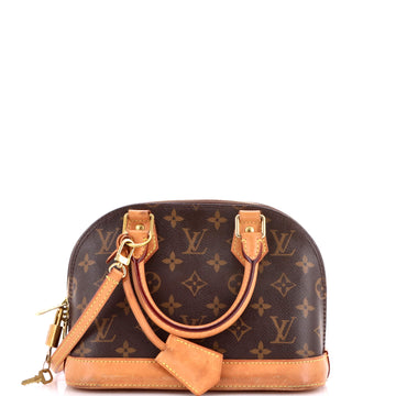 Louis Vuitton Alma Handbag Monogram Canvas BB