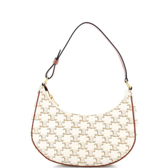 Celine Ava Bag Triomphe Coated Canvas Mini