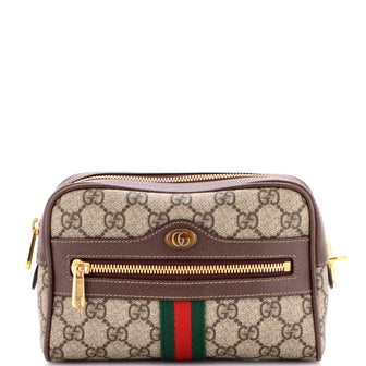 Gucci Ophidia Belt Bag GG Coated Canvas Small