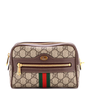 Gucci Ophidia Belt Bag GG Coated Canvas Small