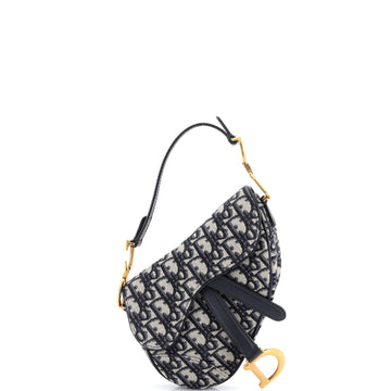 Christian Dior Saddle Handbag Oblique Canvas Mini