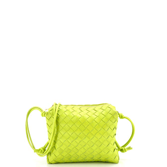 Bottega Veneta Loop Crossbody Bag Intrecciato Nappa Small
