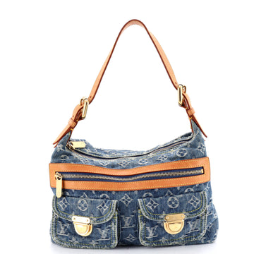 Louis Vuitton Baggy Handbag Denim PM