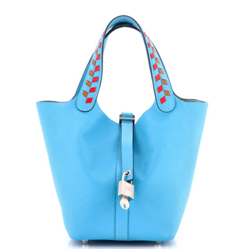 Hermes Picotin Lock Bag Tressage Epsom PM