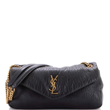Saint Laurent Calypso Flap Bag Leather Medium