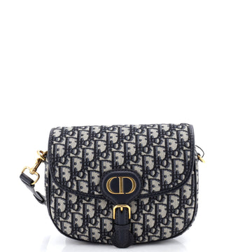 Christian Dior Bobby Flap Bag Oblique Canvas Medium
