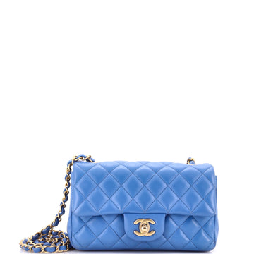 Chanel Classic Single Flap Bag Quilted Lambskin Mini