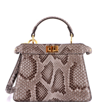 Fendi Peekaboo ISeeU Bag Python Petite