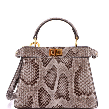 Fendi Peekaboo ISeeU Bag Python Petite