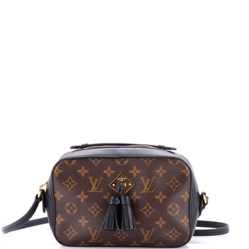 Louis Vuitton Saintonge Handbag Monogram Canvas with Leather