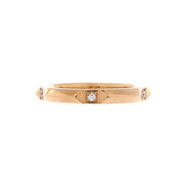 Tiffany & Co. True Band Ring 18K Rose Gold with Diamonds 2.5mm