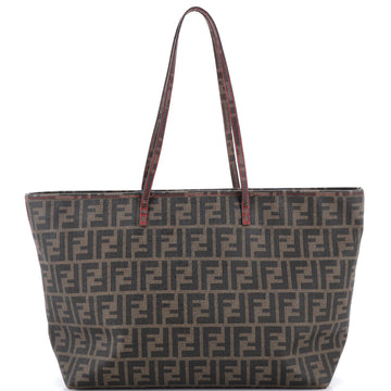 Fendi Roll Tote Zucca Coated Canvas Large