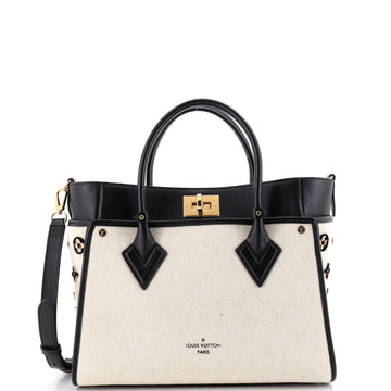 Louis Vuitton On My Side Tote Monogram Tufted Canvas MM