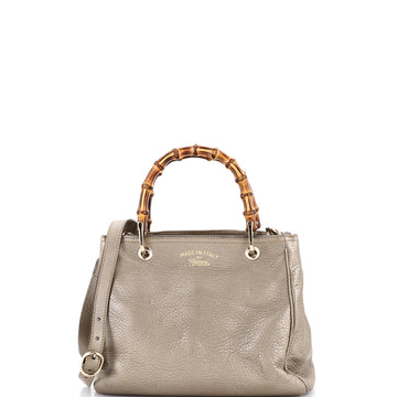 Gucci Bamboo Shopper Tote Leather Small