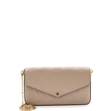Louis Vuitton Felicie Pochette Monogram Empreinte Leather