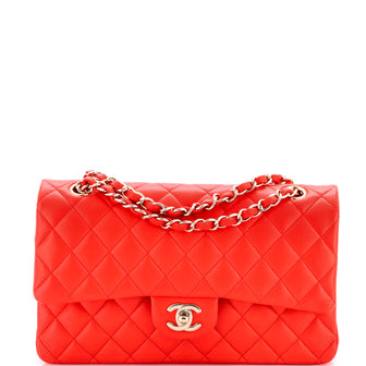 Chanel Classic Double Flap Bag Quilted Lambskin Medium