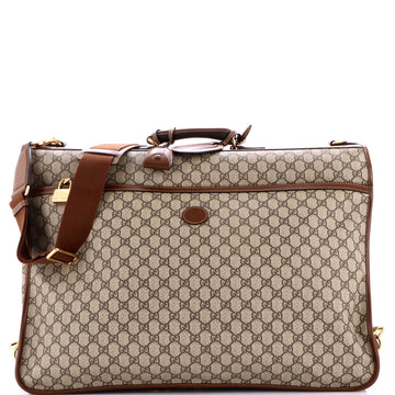 Gucci Retro Interlocking G Garment Bag GG Coated Canvas