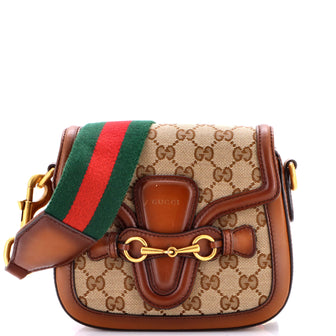 Gucci Lady Web Shoulder Bag GG Canvas Small