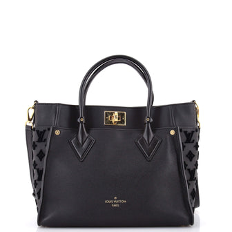 Louis Vuitton On My Side Tote Monogram Tuffetage Leather MM