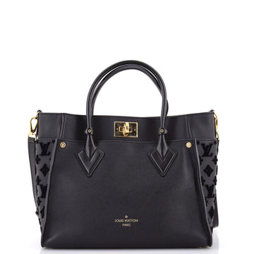 Louis Vuitton On My Side Tote Monogram Tuffetage Leather MM