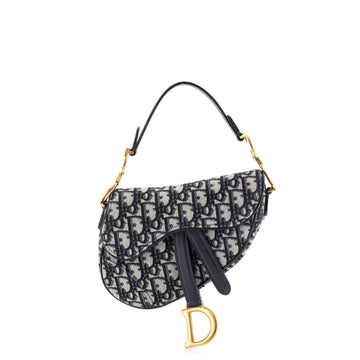 Christian Dior Saddle Handbag Oblique Canvas Mini