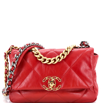 Chanel 19 Flap Bag Quilted Leather Medium